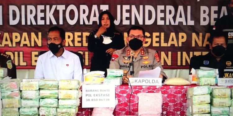 Polda Aceh dan Bea Cukai gagalkan penyelundupan Sabu 189 kilogram