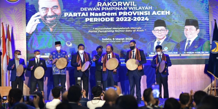 Surya Paloh Kepengurusan DPW Partai Nasdem Aceh