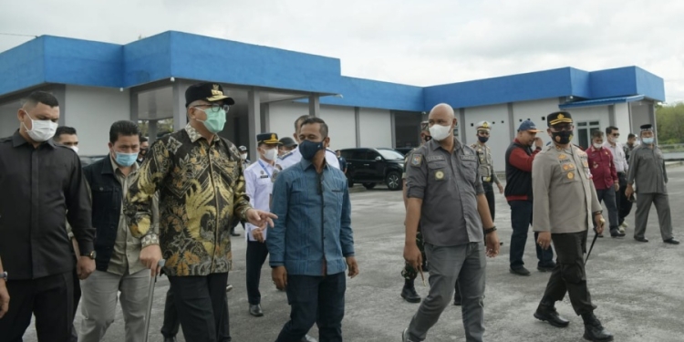 Gubernur Aceh tinjau terminal tipe B di Bener Meriah