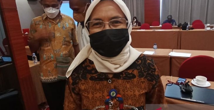 Kepala Bidang Pencegahan dan Pengendalian Penyakit (P2P) Dinkes Papua Barat dr Nurmayanti (ANTARA/HO-Tri Adi Santoso)