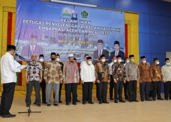 Kloter pertama Jamaah haji asal Aceh berangkat 15 Juni 2022