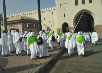 Para jemaah haji aceh di Madinah mulai bergerak ke Mekah. (Foto: Dok. Humas Haji Aceh)
