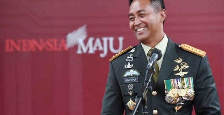 Panglima TNI Jenderal Andika Perkasa menjadi salah satu tokoh yang direkomendasikan menjadi capres 2024 oleh Partai Nasdem. Foto/Antara
