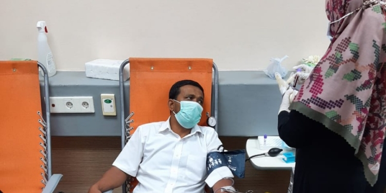 ASN RSJ Banda Aceh kumpulkan 45 kantong darah