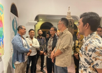 Temu ramah seniman Aceh di Yogyakarta. (Foto: Ist)