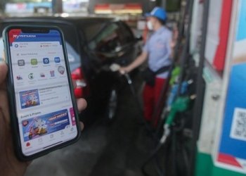 Ilustrasi - Uji coba aplikasi MyPertamina. ©2022 Liputan6.com/Faizal Fanani