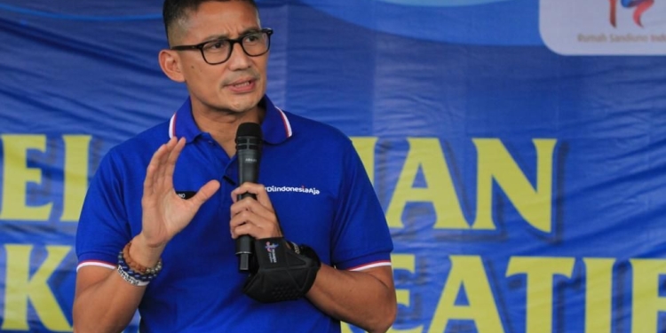 Menteri Pariwisata dan Ekonomi Kreatif (Menparekraf), Sandiaga Salahuddin Uno. (Foto: Ist)