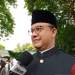 Gubernur DKI Jakarta Anies Baswedan saat ditemui usai mengikuti Upacara Peringatan Detik-Detik Proklamasi di Istana Merdeka, Jakarta, Rabu (17/8/2022) (Foto: Antara/Rangga Pandu)