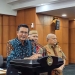 Wakil Ketua MPR RI Fadel Muhammad saat konferensi pers di Gedung Nusantara IV, Kompleks Parlemen Senayan, Jakarta, Jumat (9/9/2022). (ANTARA/Melalusa Susthira K.)
