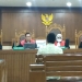 Suasana sidang pembacaan putusan terhadap dua terdakwa, yakni PT Nindya Karya (Persero) dan perusahaan swasta PT Tuah Sejati dalam kasus korupsi proyek pembangunan Dermaga Bongkar Sabang, Aceh, pada tahun anggaran 2006—2011, di Pengadilan Tipikor, Jakarta, Kamis (21/9/2022). ANTARA/Tri M Ameliya.