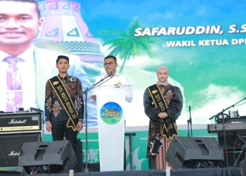 Festival Pesona Barat Selatan resmi ditutup pada Rabu, 31 Agustus 2022, petang di Lapangan Naga, Kota Tapaktuan, Kabupaten Aceh Selatan. (Foto: Dok. Disbudpar)