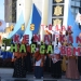 Aksi flash mob menolak kebijakan kenaikan harga bahan bakar minyak (BBM) bersubsidi, di Bundaran Simpang Lima, Banda Aceh, Sabtu, (10/9/2022) sore. (Foto: Ist)