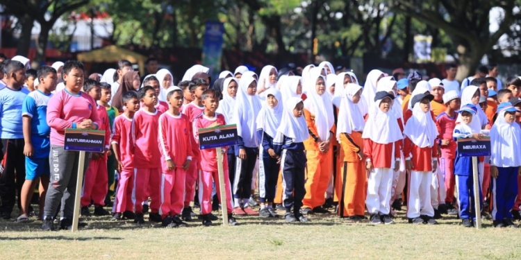 Permainan Tradisi Anak 2022. (Foto: Disbudpar Aceh)