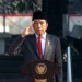 Tangkapan layar Presiden Joko Widodo saat menjadi inspektur upacara Hari Peringatan Kesaktian Pancasila di Monumen Pancasila Sakti, Lubang Buaya, Jakarta Timur, Sabtu (1/10/2022). ANTARA/Gilang Galiartha
