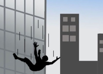 Ilustrasi terjatuh dari gedung atau apartemen. /PMJ News
