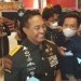 Panglima TNI Jenderal Andika Perkasa di Grha Sabha Pramana Universitas Gadjah Mada (UGM), Yogyakarta, Rabu. (ANTARA/Luqman Hakim)