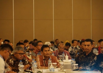 Sekretaris Daerah Provinsi Aceh Bustami Hamzah saat mengikuti Rapat Koordinasi Pembentukan Percontohan Desa Antikorupsi Tahun 2023 di Jakarta, Selasa, (18/10/2022). (ANTARA/HO-Pemprov Aceh)