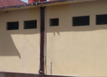Ventilasi gedung Polres Bengkulu Tengah yang digunakan tahanan untuk kabur. ANTARA/Anggi Mayasari