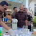 Pemusnahan barang bukti narkoba jenis sabu-sabu di Lhokseumawe, Kamis (20/10/2022). ANTARA/Dedy Syahputra