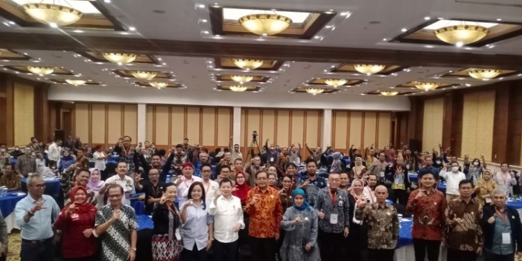 Suasana Rapat Koordinasi Nasional (Rakornas) Komisi Informasi seluruh Indonesia ke-13 di Hotel Patra Semarang, Kamis (13/10/2022). ANTARA/Komisi Informasi