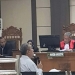 Mantan Sekda Pemalang Mohammad Arifin saat diperiksa dalam sidang di Pengadilan Tipikor Semarang, Senin. (ANTARA/ I.C.Senjaya)