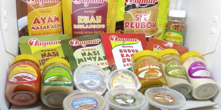 Jenis-jenis produksi bumbu masakan dari usaha Zaymar (Dok. Owner Zaymar).