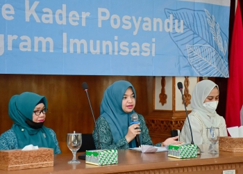Pelatihan Peningkatan Kapasitas Kader Posyandu, salah satu kegiatan dari program GeuBAI, Kota Sabang, Selasa (15/11/2022). (Dok. Ist)