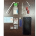Petugas menunjukkan barang bukti sabu berikut kelengkapannya di (ANTARA/HO - Foto warga)