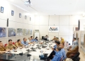 Rapat penyusunan tata kelola Badan Layanan Umum Daerah (BLUD) di ruang rapat Disbudpar Aceh, Selasa (29/11/2022). (Dok. Disbudpar Aceh)