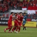 Pemain Timnas Indonesia Syahrian Abimanyu (17) merayakam gol pertama Timnas Garuda saat melawan Brunei Darussalam pada laga Piala AFF di Stadion Kuala Lumpur, Malaysia, Senin (26/12/2022). ANTARA/HO-PSSI