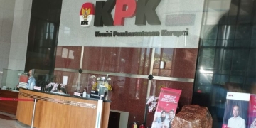 Lobi Gedung Merah Putih KPK, Jakarta. ANTARA/Benardy Ferdiansyah