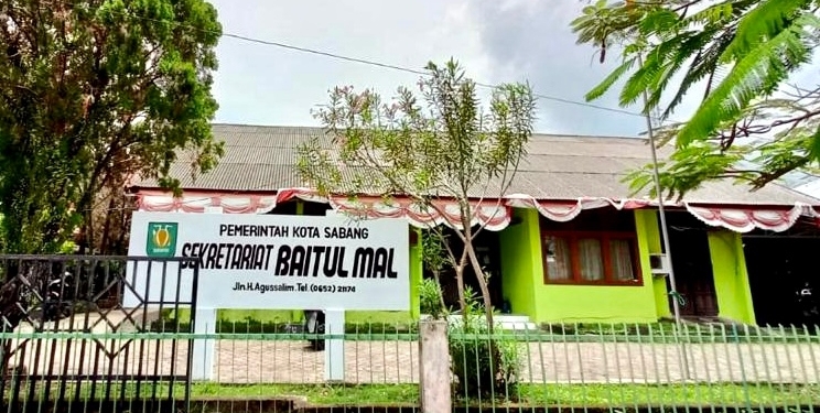 Kantor Sekretariat Baitul Mal Kota Sabang. (Dok. Humas Kota Sabang)