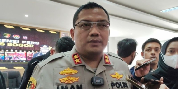 Kapolres Bogor, AKBP Iman Imanuddin di Cibinong, Kabupaten Bogor, Jawa Barat. ANTARA/M Fikri Setiawan.