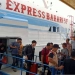Penumpang turun dari kapal Express Bahari di Pelabuhan Balohan Sabang, Sabtu (31/12/2022). (ANTARA-Arwella Zulhijjah Sari)