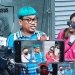Arsip - Artis Uya Kuya (tengah) berikan keterangan pers usai diperiksa penyidik terkait laporannya terhadap Medina Zein, Polda Metro Jaya, Jakarta, Rabu (25/5/2022). ANTARA/Fianda Sjofjan Rassat/aa.