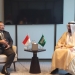 Menteri Agama RI Yaqut Cholil Qoumas (kiri) bertemu dengan Menteri Haji dan Umrah Arab Saudi Tawfiq F Al Rabiah di Kota Jeddah, Arab Saudi, Ahad (8/1/2023). (ANTARA/HO-Kemenag)