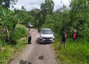 Pelaku peredaran ganja yang berhasil ditangkap polisi setelah melarikan diri dari kejaran petugas Badan Narkotika hingga ke dalam hutan di Palupuh, Agam. (ANTARA/Dok Polsek Palupuh)