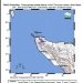 Peta guncangan gempa di wilayah Jantho, Aceh Besar pada pukul 00.22 WIB, Minggu (1/1/2023). (ANTARA/HO-BMKG)