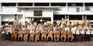 Sebanyak 96 tenaga kontrak Disbudpar Aceh terima SK tahun 2023. (Dok. Disbudpar Aceh)