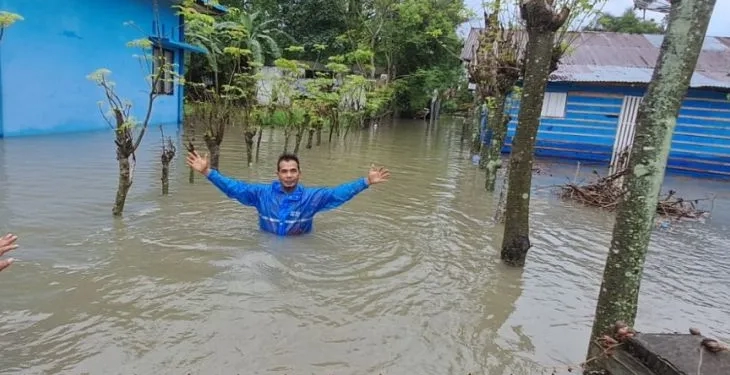 Banjir di Kabupaten Pidie, Aceh. ANTARA/HO-BNPB