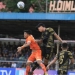 Arsip - Pemain Persiraja (orange) merebut bola saat melawan Perserang Banten di Stadion H Dimurthala Banda Aceh, Sabtu (1/10/2022) (ANTARA)