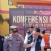 Polisi menggelar konferensi pers terkait kasus dugaan tindak pidana percobaan pembunuhan dan penganiayaan terhadap anggota polisi di Mapolres Aceh Utara, Rabu (25/1/2023). ANTARA/Dedy Syahputra