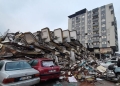 Kondisi kerusakan bangunan pascagempa bumi dahsyat mengguncang Turki pada Senin (6/2/2023). ANTARA/Xinhua/aa.