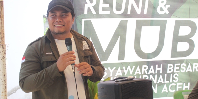 Munandar Syamsuddin koordinator Forum Jurnalis Lingkungan (FJL) Aceh, periode 2023-2026. (Dok. FJL Aceh)
