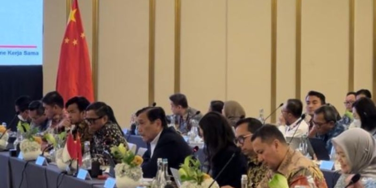 Forum Kemitraan Bersama Indonesia-Tiongkok ketiga yang digelar di Jakarta, Selasa (21/2/2023), atas kerja sama Kementerian Koordinator Bidang Kemaritiman dan Investasi RI bersama dengan Sekretariat Dialog Tingkat Tinggi dan Mekanisme Kerja Sama (High-Level Dialogue and Cooperation Mechanism/HDCM) Republik Indonesia-Republik Rakyat Tiongkok. ANTARA/HO-Kemenko Kemaritiman dan Investasi.