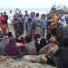 69 imigran Rohingya terdampar di pesisir pantai Gampong Ujong Keupula, Kemukiman Lampanah, Kecamatan Seulimeum, Kabupaten Aceh Besar, Kamis (16/2/2023). (Dok. Polisi)