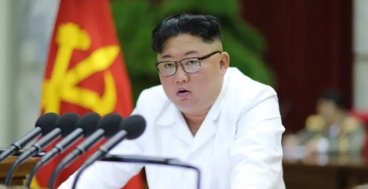 Pemimpin Korea Utara Kim Jong Un. (KCNA/via Xinhua) (KCNA/via Xinhua)