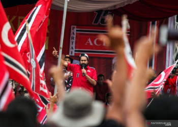 Ilustrasi kampanye Partai Aceh. ANTARA FOTO/Rahmad