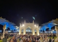 Para jamaah salat tarawih memadati Masjid Raya Baiturrahman, Rabu (22/3/2023). (Foto: Alibi/Fahzian Aldevan)