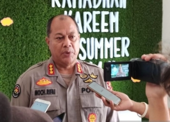 Kabid Humas Polda Kalsel Kombes Pol Mochamad Rifa'i ditemui di Banjarmasin, Rabu (15/3/2023). (Foto: Dok. ANTARA/Firman)